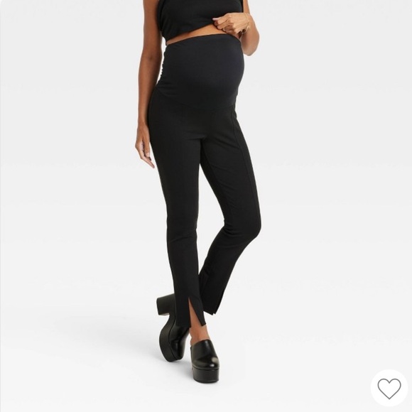 Pants - 🎉HP🎉 Over Belly Split Front Ponte Maternity Pants from Isabel Maternity NWT